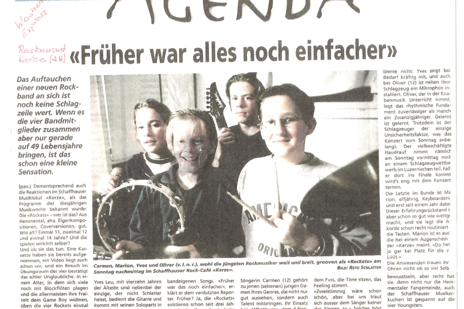 Schaffhauser Nachrichten 1995